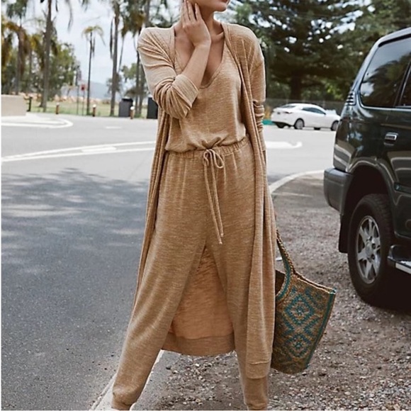 Free people, beach, natural tan bicoastal, duster, Xs - Picture 1 of 6